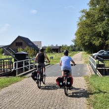 Fietsers in de omgeving van Oldenzaal